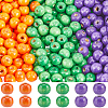 600Pcs 3 Colors Dyed Natural Wood Beads WOOD-SC0001-82A-1