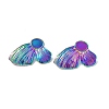 Ion Plating(IP) 304 Stainless Steel Stud Earring Findings STAS-F286-06A-MC-2
