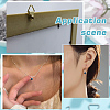 600Pcs 304 Stainless Steel Triangle Rings STAS-ME0001-85-4