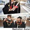 Polyester Graduation Honor Ribbon & Braided Bracelets & Brooch Sets AJEW-WH20816-001A-4