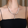 Star Pendant Necklace with Imitation Pearl TK4545-1