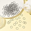 Tarnish Resistant 304 Stainless Steel Open Jump Rings STAS-J013-10x1mm-01-6