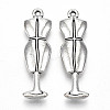 Tibetan Style Alloy Pendants LS-TIBE-S323-080AS-RS-2