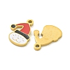 Halloween Theme Ion Plating(IP) 304 Stainless Steel Enamel Pendants STAS-M011-01F-2