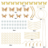 DIY Butterfly Themed Earring Making Kits DIY-SC0001-97G-2