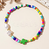 Glass Seed Beaded Stretch Bracelets FX6594-1-1