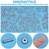 200Pcs 304 Stainless Steel Spacer Beads STAS-UN0061-72-5