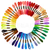 50 Skeins 50 Colors 6-Ply Polycotton Embroidery Floss EMBR-CY0001-02-1