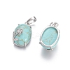 Synthetic Turquoise Pendants G-L512-I06-2