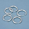 201 Stainless Steel Huggie Hoop Earring Findings STAS-P283-01K-S-2