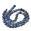 Natural Lapis Lazuli Star Beads Strands G-Z080-A05-3