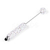 ABS Imitation Pearl & Polymer Clay Pave Rhinestone Touch Screen Stylus AJEW-T013-06J-1