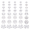 240Pcs 8 styles Stainless Steel Fancy Bead Caps STAS-PH0006-65-1