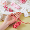 10 Yards 4 Colors  Braided Flat Faux Suede Cord LW-TA0001-05-6