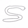 Non-Tarnish 304 Stainless Steel Curb Chains Twist Chains Necklaces LS-NJEW-L173-006-P-2