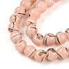 Baking Paint Glass Beads Strands DGLA-N010-8mm-02-3