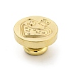 Wax Seal Brass Stamp Head AJEW-G056-01S-3