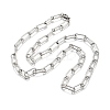 Non-Tarnish 304 Stainless Steel Paperclip Chains LS-STAS-I146-02P-2