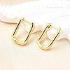 Brass Huggie Hoop Earrings LS-EJEW-F245-04G-A-5