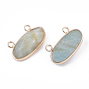 Natural Amazonite Pendants X-G-S344-44E-2