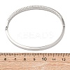 304 Stainless Steel Micro Pave Cubic Zirconia Hinged Bangles for Women BJEW-Z146-04P-3