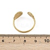 304 Stainless Steel Open Cuff Rings for Women LS-RJEW-A089-01C-G-5
