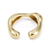 Brass Cuff Rings RJEW-U030-02G-01-3