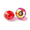AB Color Plated Glass Beads EGLA-P059-03A-AB01-2