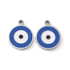 304 Stainless Steel Charms with Enamel STAS-L022-171B-P-1