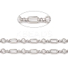 Tarnish Resistant 304 Stainless Steel Ring and Oval Link Chains X-CHS-E023-04P-2