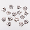 Heart Tibetan Style Charms Tibetan Silver Spacers Beads LS-AC0752-NF-1