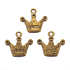 Tibetan Style Pendant Rhinestone Settings TIBEP-A0368YKG-AG-FF-2