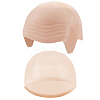Latex Monk Cosplay Headgear Prop Adult Bald Cap for Halloween Party AJEW-WH0609-389-1