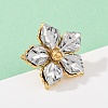 304 Stainless Steel Adjustable Cuff Rings for Women RJEW-S629-11G-1