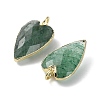 Natural Green Strawberry Quartz Pendants G-G012-12G-05-3