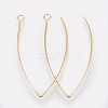PVD Vacuum Plating 304 Stainless Steel Earring Hooks LS-X-STAS-K184-05-01G-1