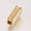 Ion Plating(IP) 304 Stainless Steel Slide Charms STAS-F144-024G-6.5x11-2