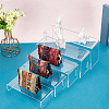 5Pcs 5 Styles U-shape Acrylic Shoes Display Stand Risesrs ODIS-WR0001-01-3