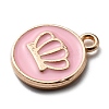 Alloy Enamel Charms ENAM-CJC0011-80B-2