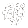Iron Brooch Findings X-IFIN-K028-01P-2