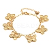 304 Stainless Steel Charm Bracelets for Women BJEW-D359-12G-2