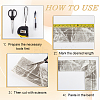 PE Grain Contact Paper DIY-WH20013-15F-5