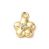 Brass Micro Pave Cubic Zirconia Charms LS-KK-D371-04A-G-1