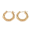 304 Stainless Steel Hoop Earrings EJEW-K278-19A-G-1