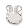 304 Stainless Steel Cuff Ring Components SA-CBA76C4-02P-05-2
