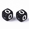 Opaque Acrylic Beads SACR-N002-01O-3