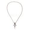 Vintage 304 Stainless Steel Three Snakes Pendant Necklaces for Men WG54BFC-01-5