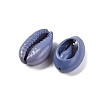 Baking Paint Cowrie Shell Beads SSHEL-M023-01I-2