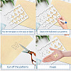 12Pcs 12 Styles PET Plastic Hollow Out Drawing Painting Stencils Templates DIY-WH0470-001-3