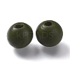 Painted Natural Wood Beads WOOD-A018-16mm-06-2